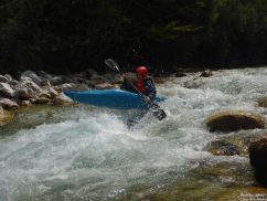 Wildwasser Jugend an der Soca